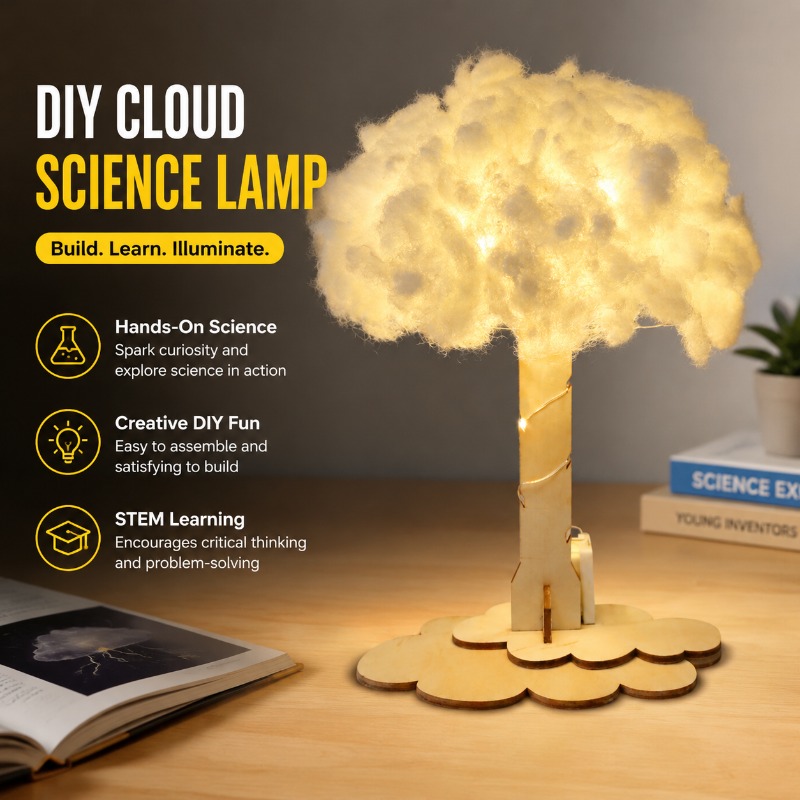 DIY Cloud Lamp Science Experim - Science Project Toys Making のレビューと価格