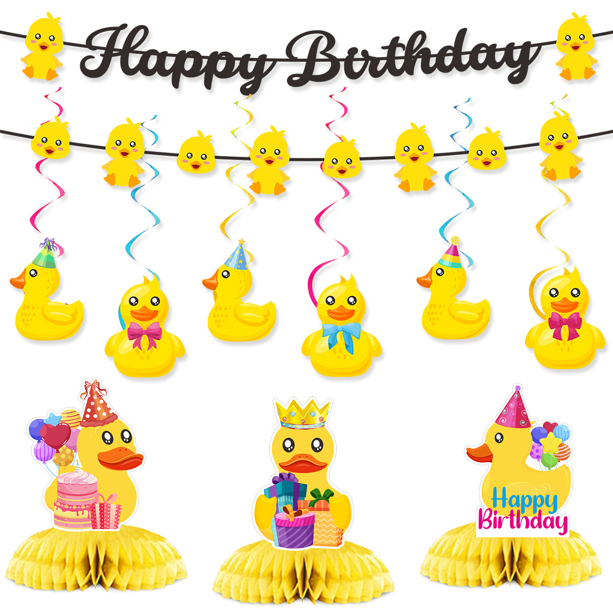 Cute Swim Duck Theme Happy Bir - Science Of Happiness のレビューと価格