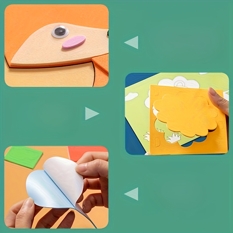 Children's 3D Stickers, 10 Ran - Science Project Diy のレビューと価格