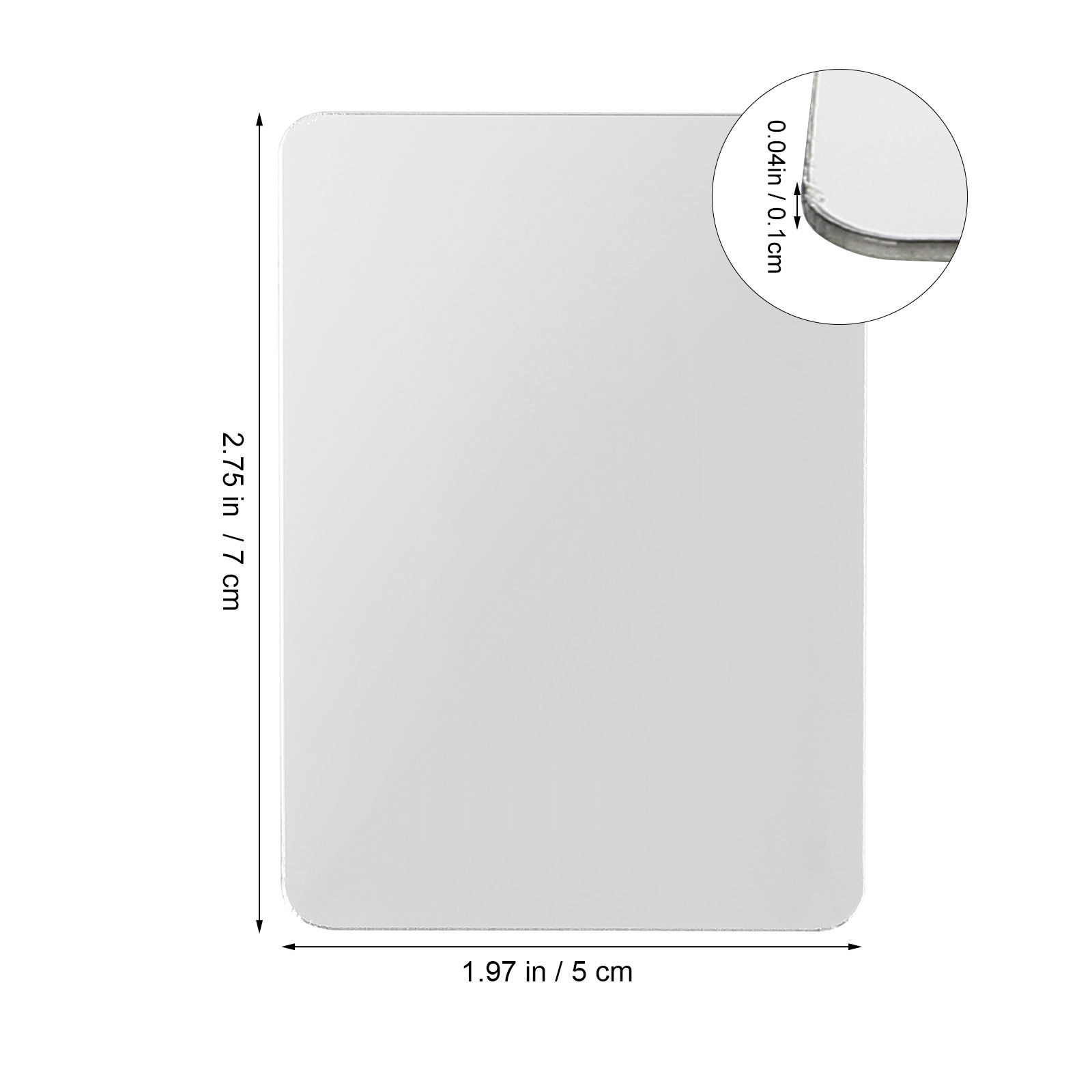 20Pcs Acrylic Mirror Tiles Sof - Science Project Diy のレビューと価格
