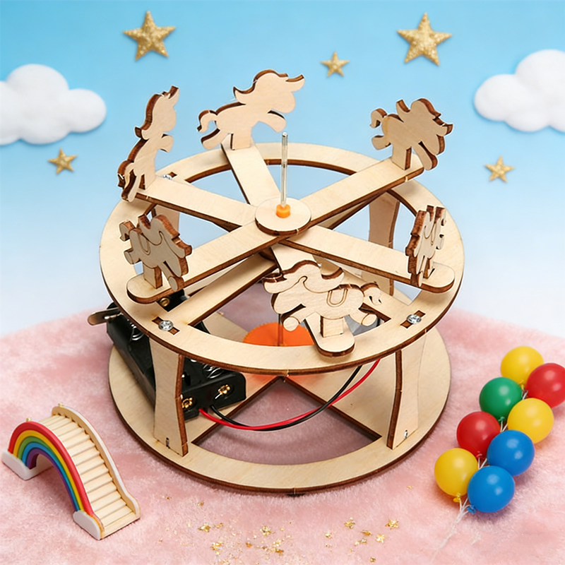 HUAHUABuild Your Own Carousel  - Science Project Diy のレビューと価格