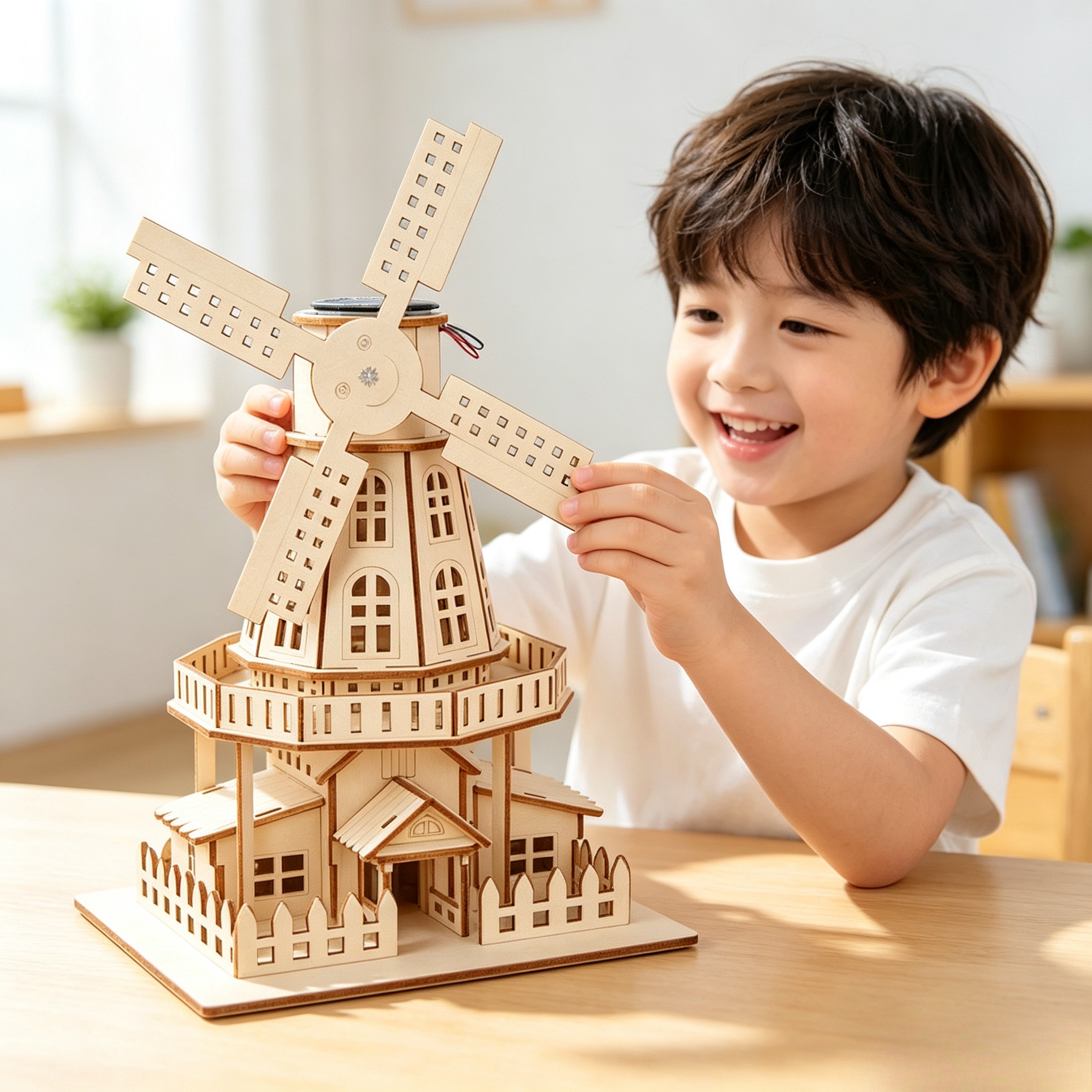Solar windmill house children' - Science Max のレビューと価格
