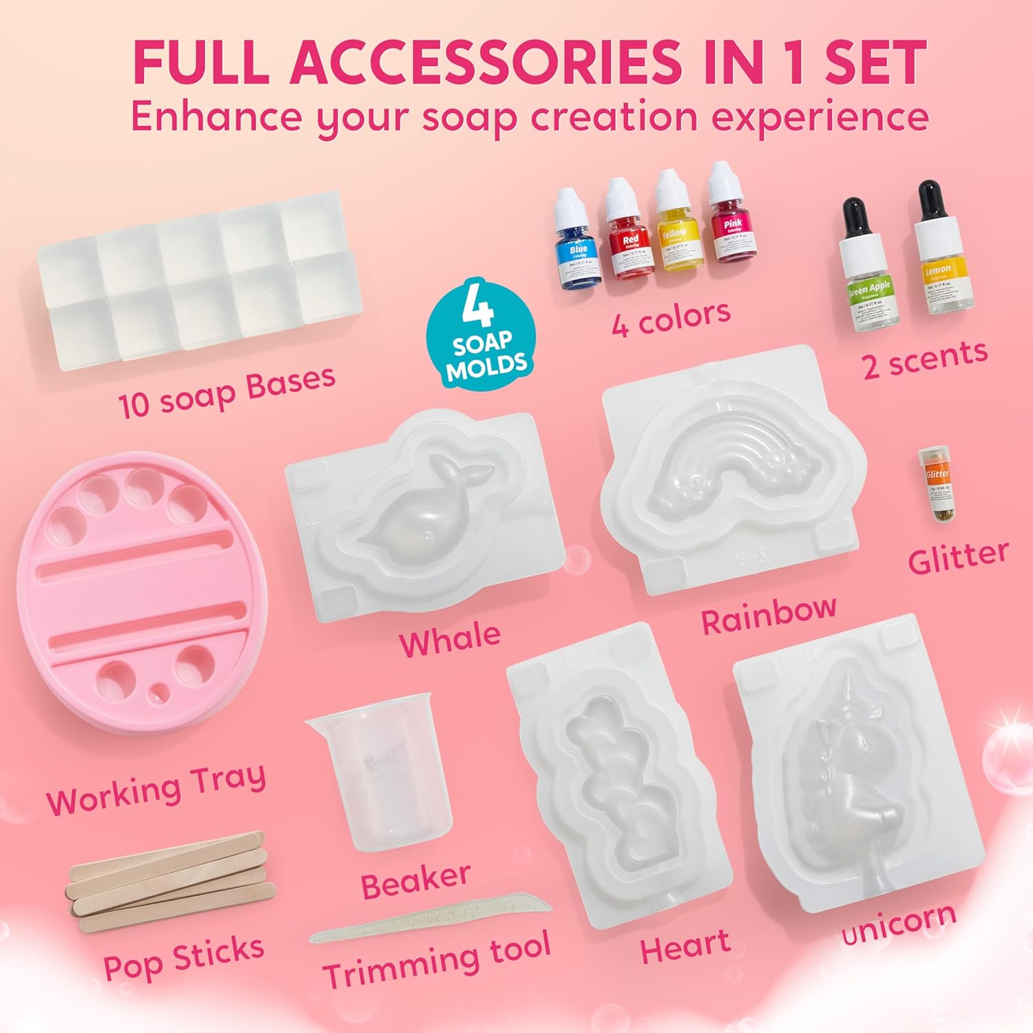 JOYFY Unicorn Soap Making Kit  - Science Project Diy のレビューと価格
