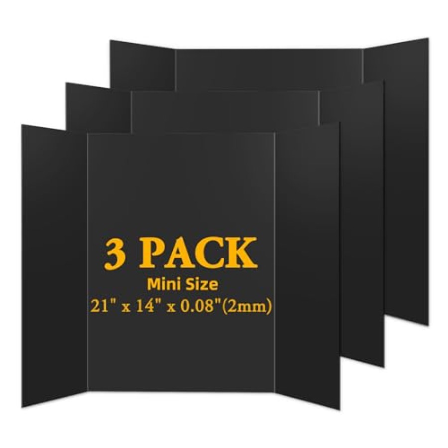 3PCS Small Trifold Poster Boar - Science Project のレビューと価格