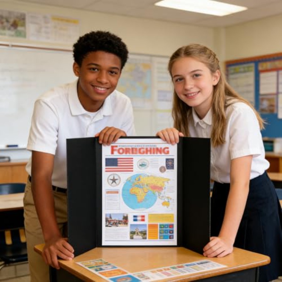 3PCS Small Trifold Poster Boar - Science Project のレビューと価格