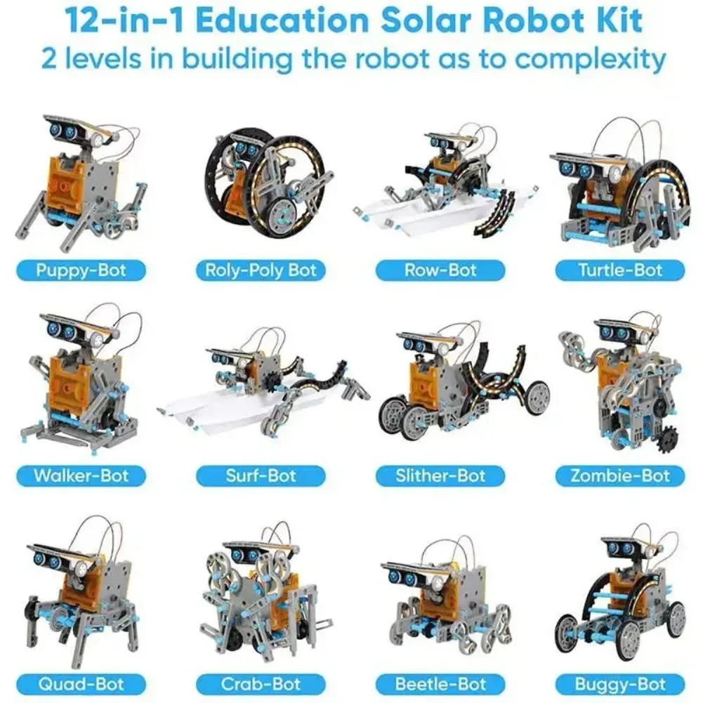 13 in 1 Solar Powered Robot Sc - Science Project Diy のレビューと価格