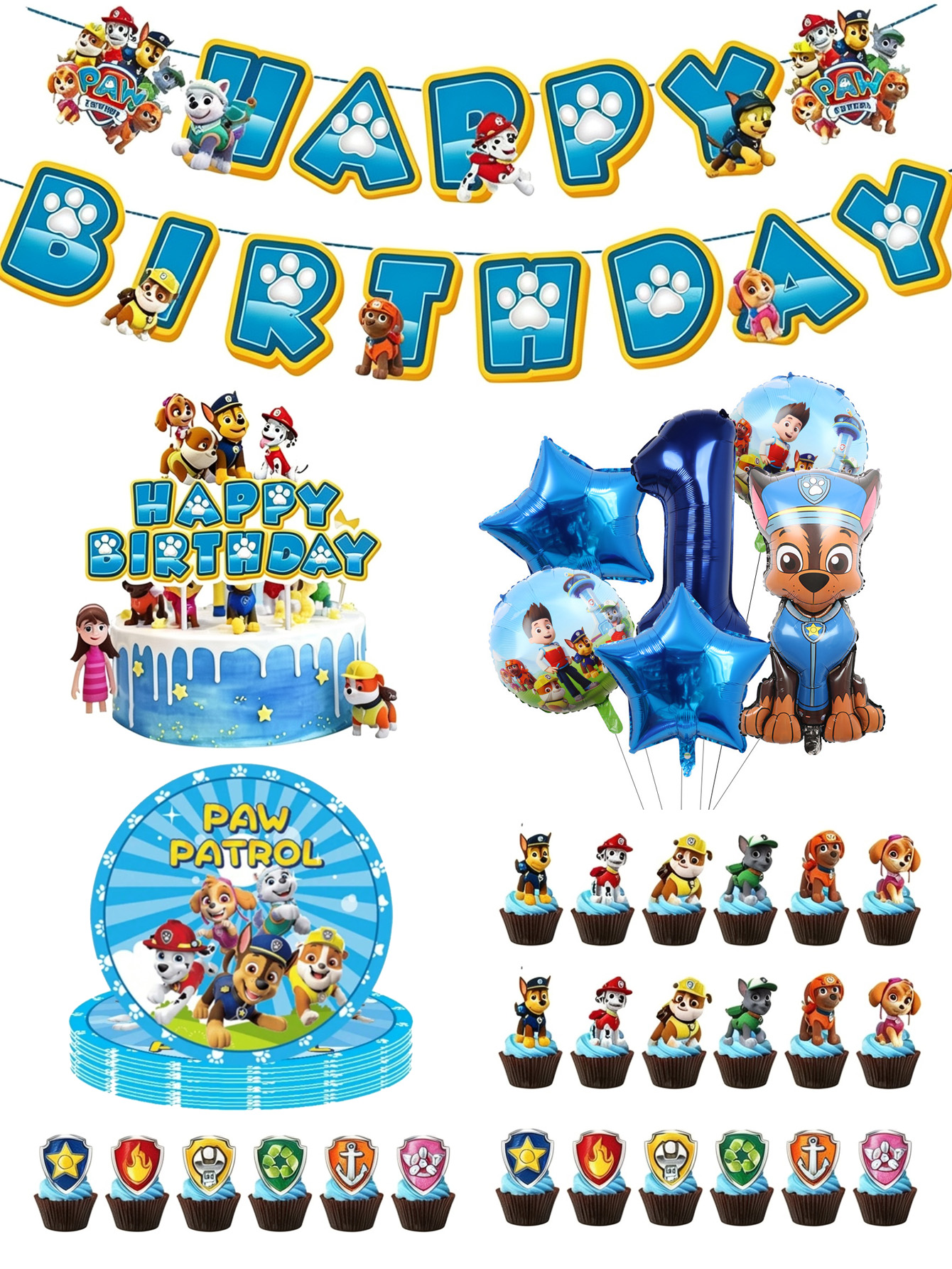 Paw Patrol Birthday Party Deco - Science Of Happiness のレビューと価格