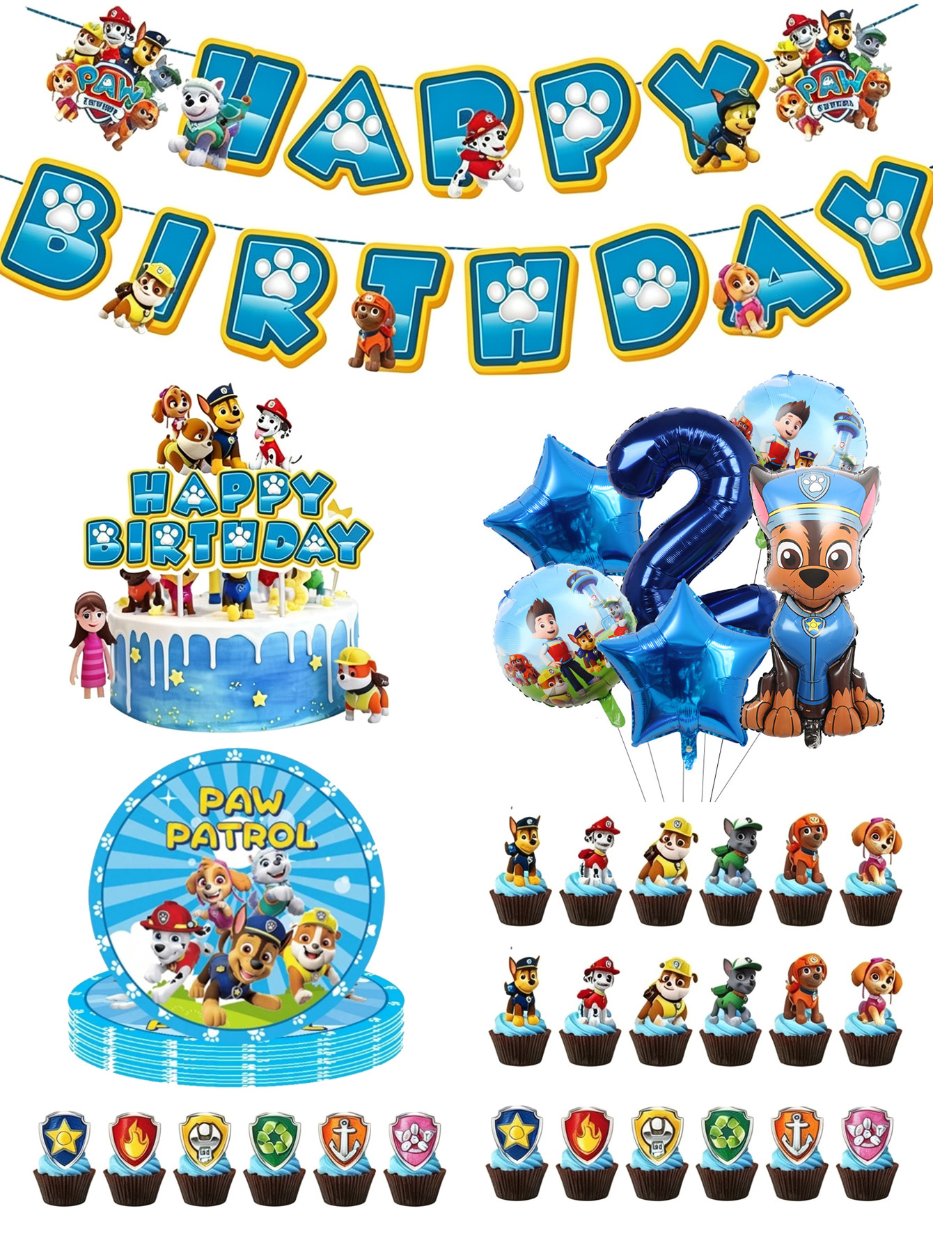 Paw Patrol Birthday Party Deco - Science Of Happiness のレビューと価格